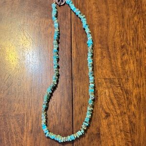 Elegant Turquoise Beaded Necklace